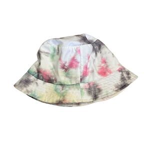 Women's Rampage White Pink & Green Tie Dye Bucket Hat